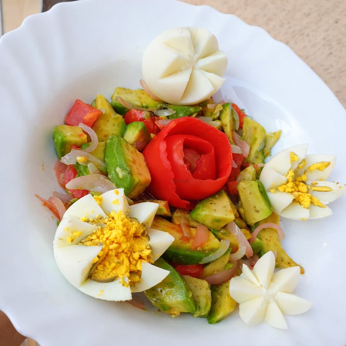 Petite salade d’avocat