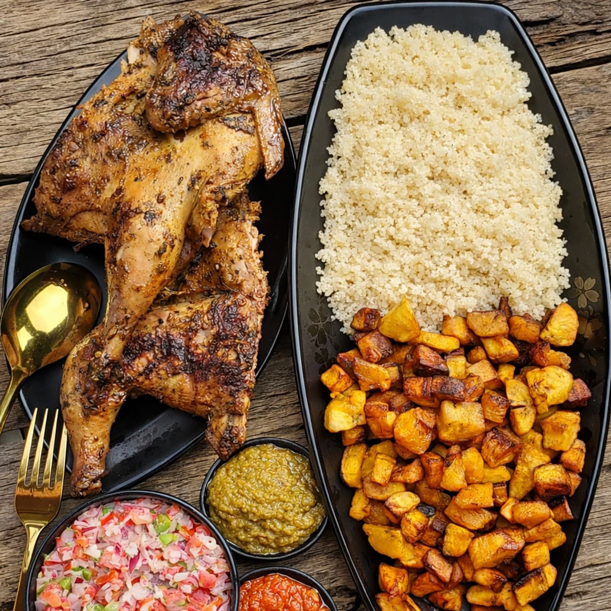 Poulet grillé et compagnie