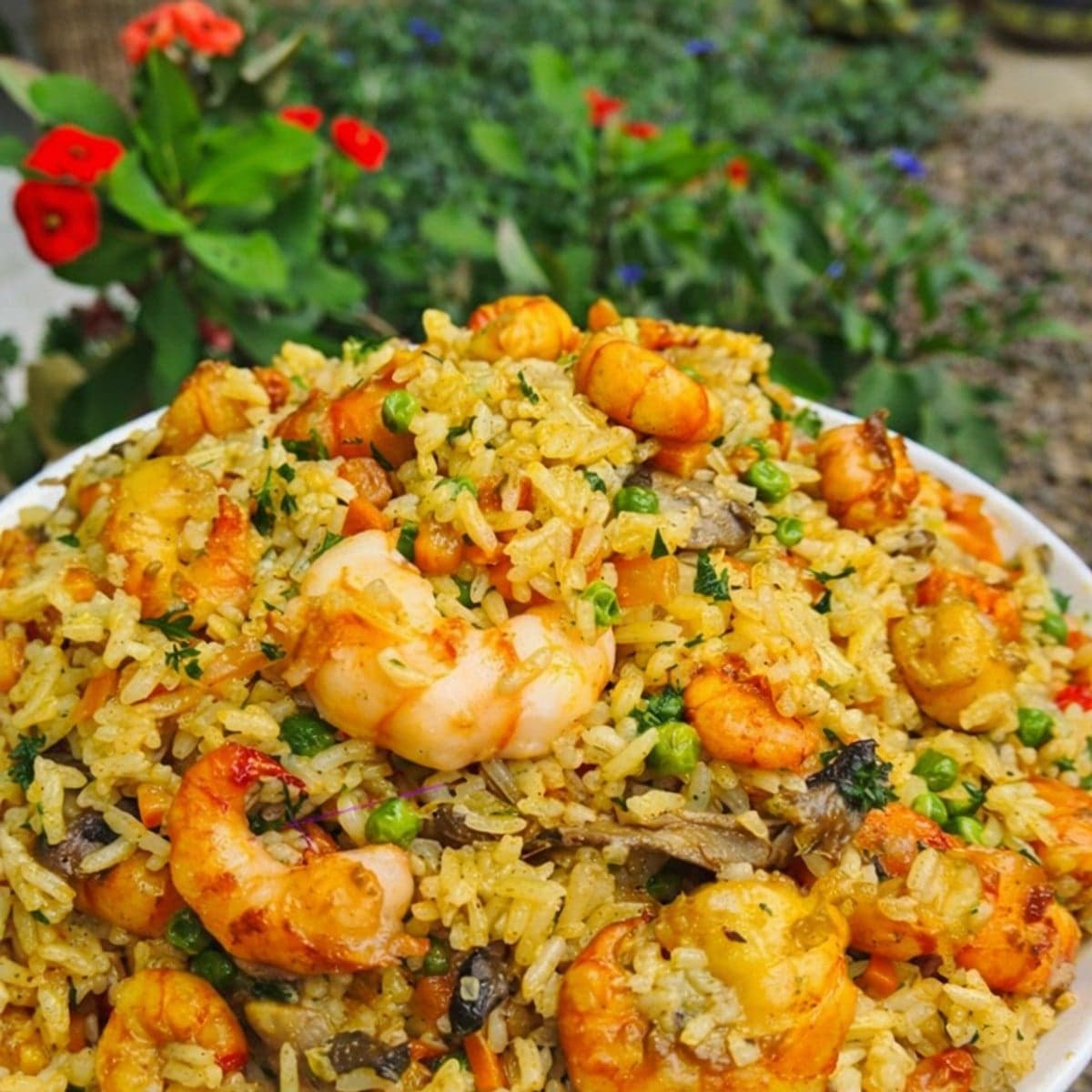 Riz aux crevettes
