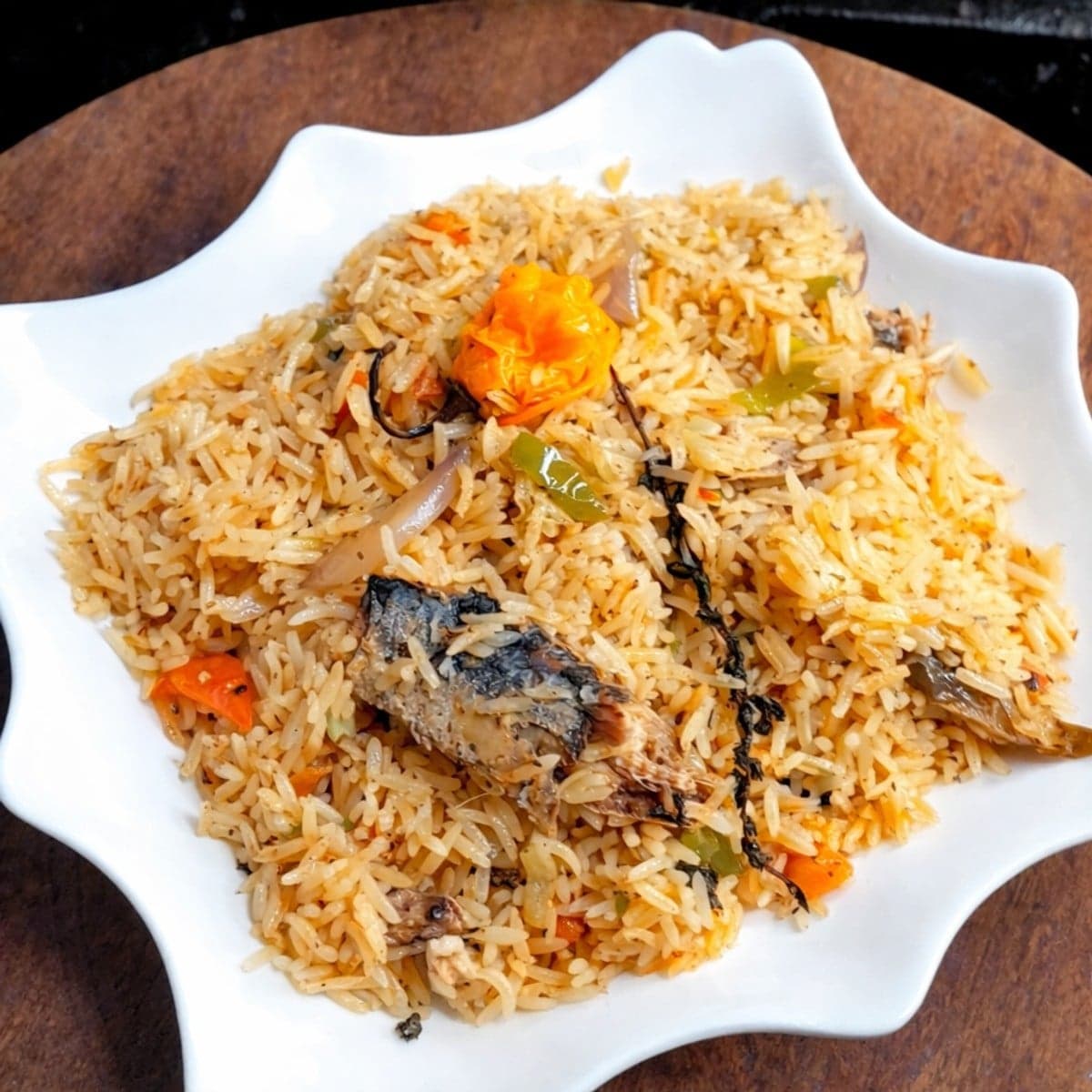 Riz sauté aux sardines