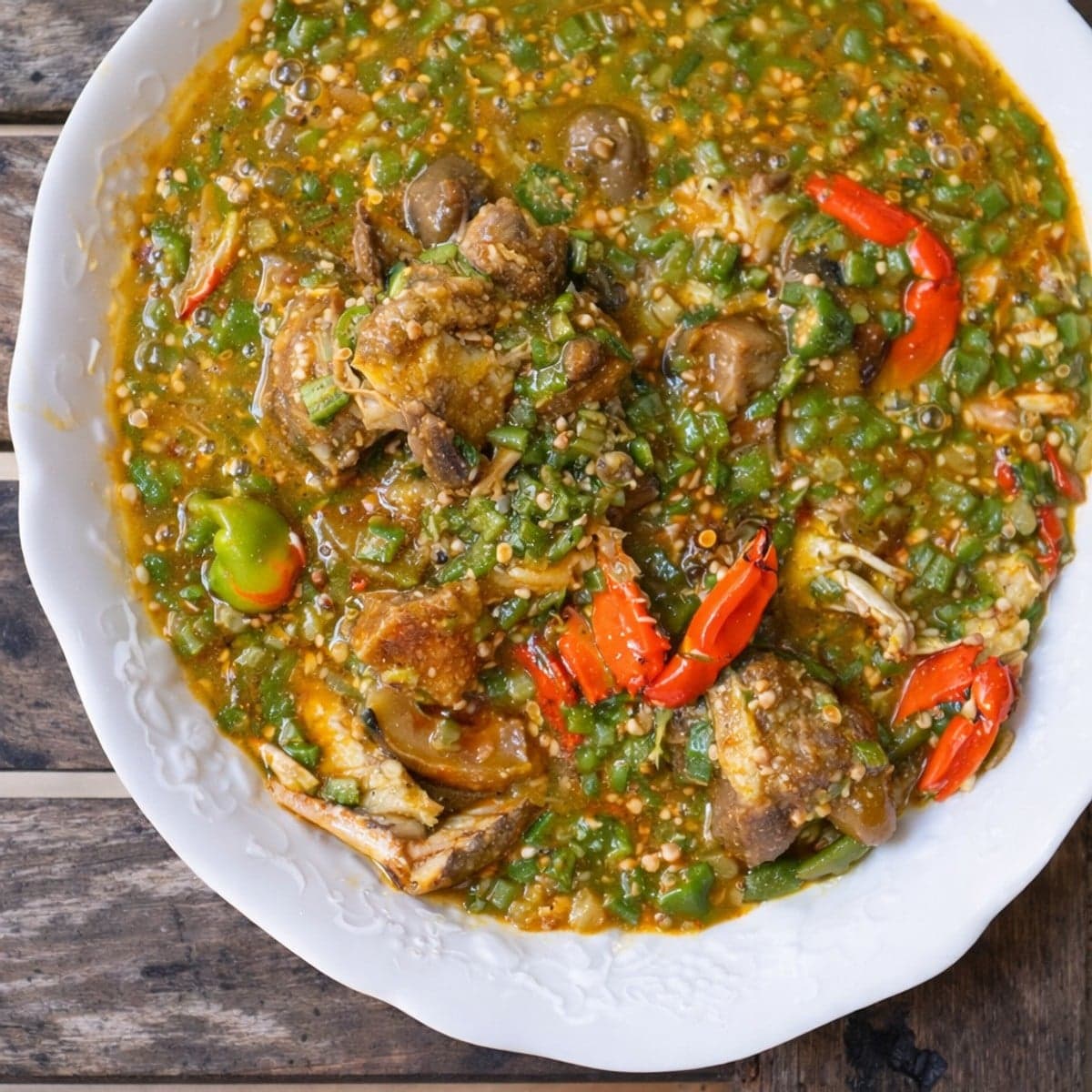 Sauce gombo à la Béninoise