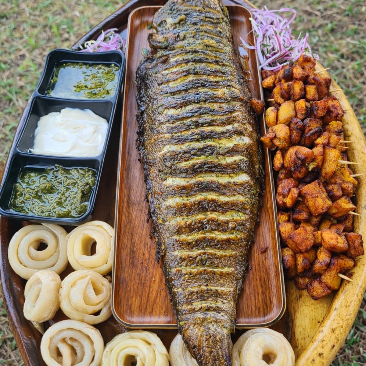 Sole grillé et ses invités by lolo
