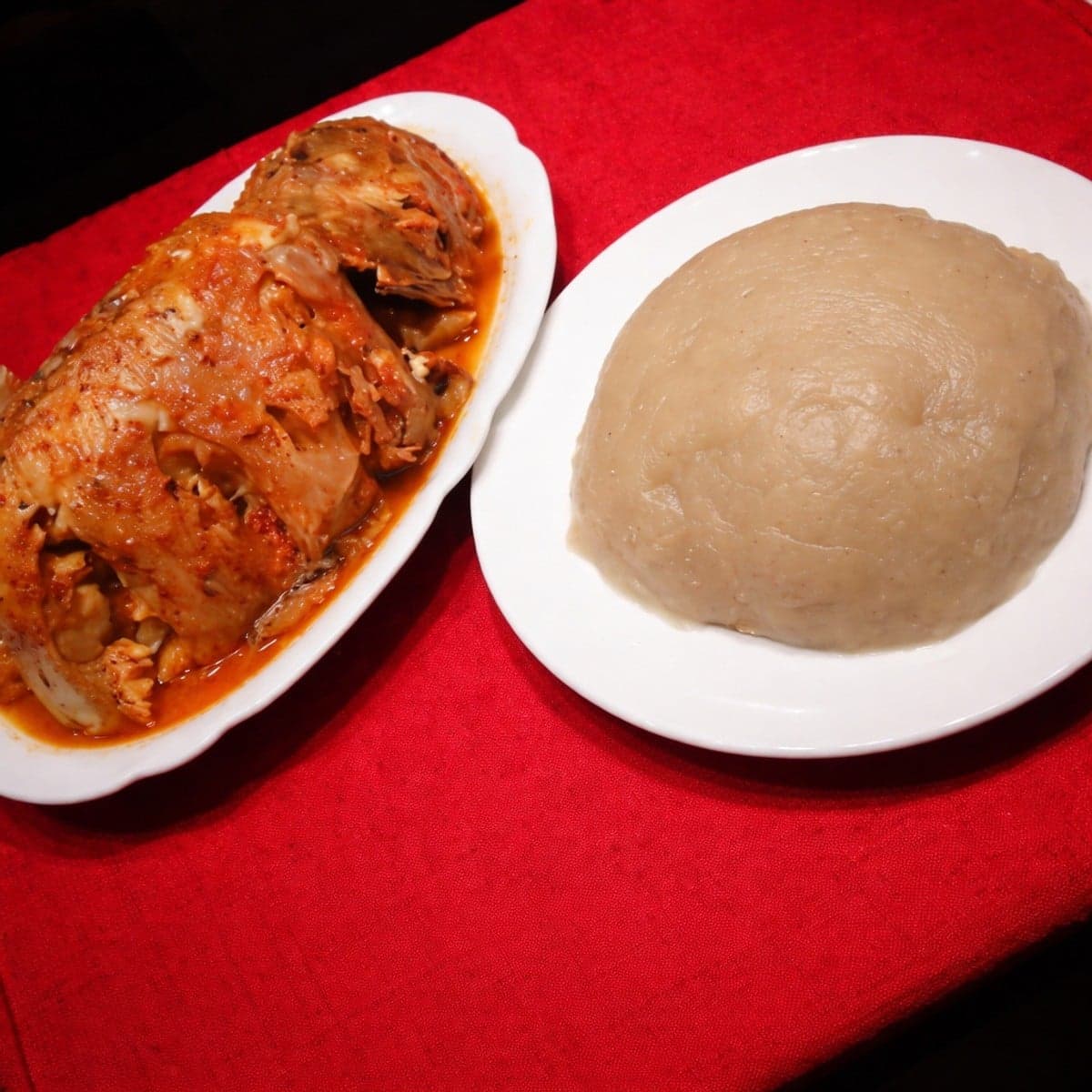 Soupe de poisson avec foutou : recette africaine