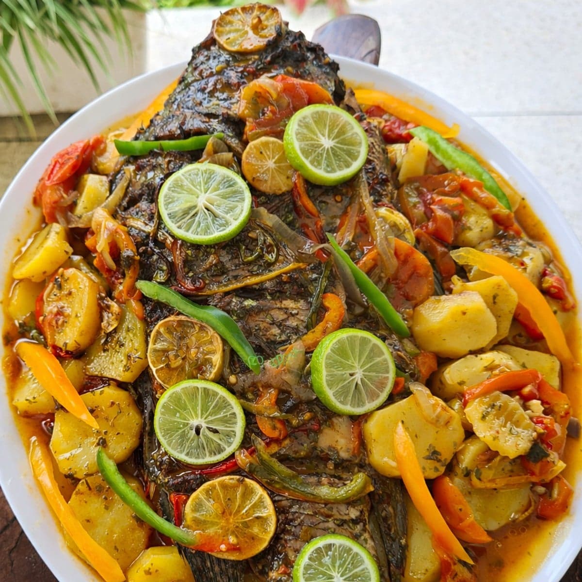 Tajine de poisson aux légumes