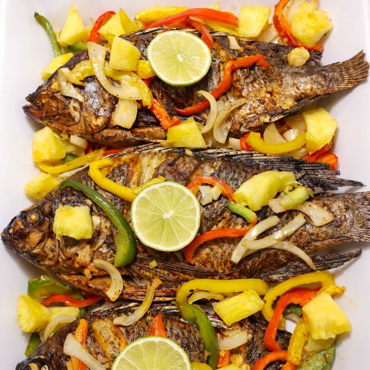 Tilapia grillé à l’ananas👌