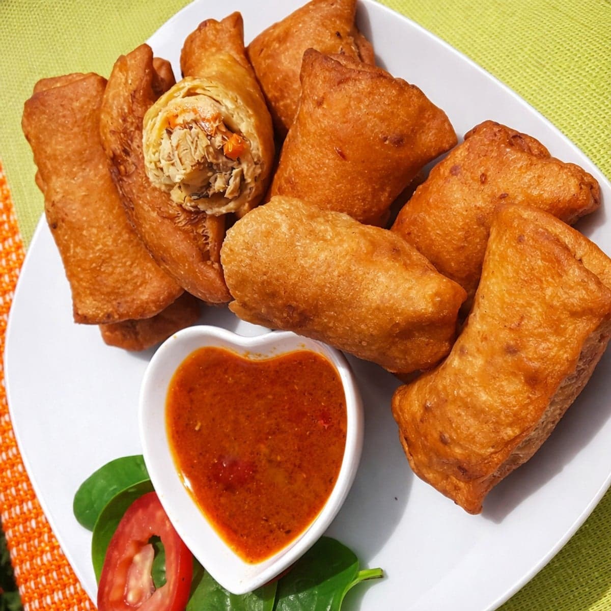 Beignet farci de patates douces