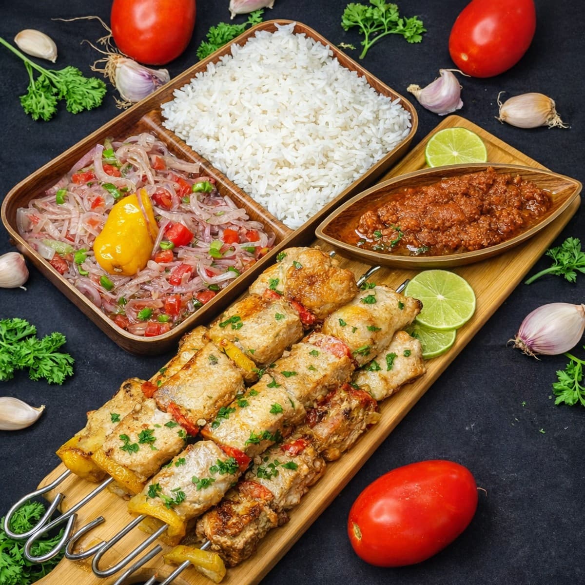 Brochettes de poisson marinées au yaourt : recette