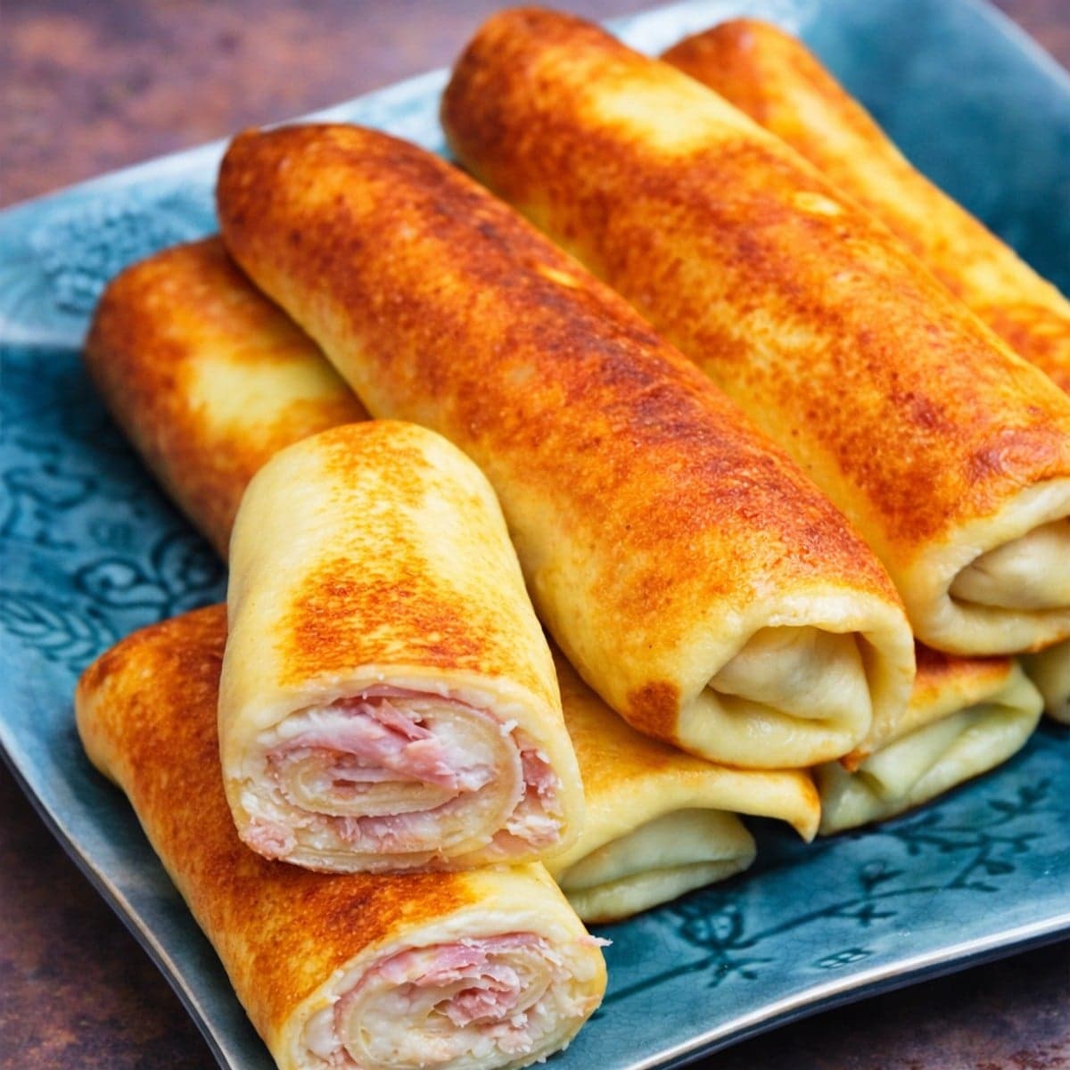 Crêpes au jambon et fromage