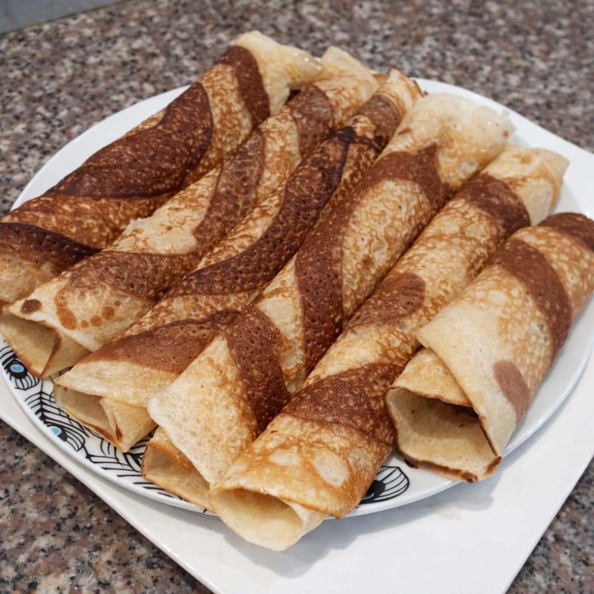 Crêpes marbrés