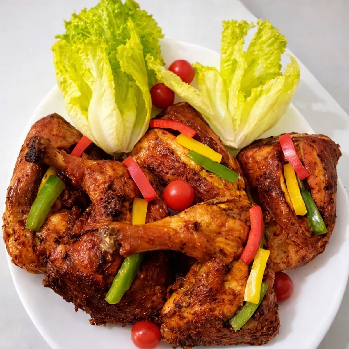 Cuisses de Poulet Rôties aux Épices