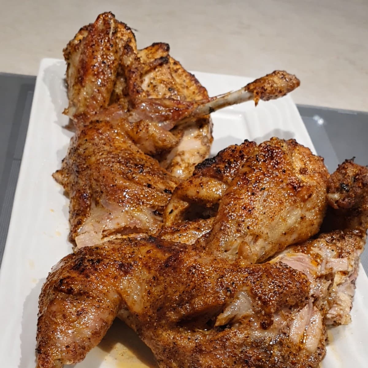 Délicieux poulet roti au four