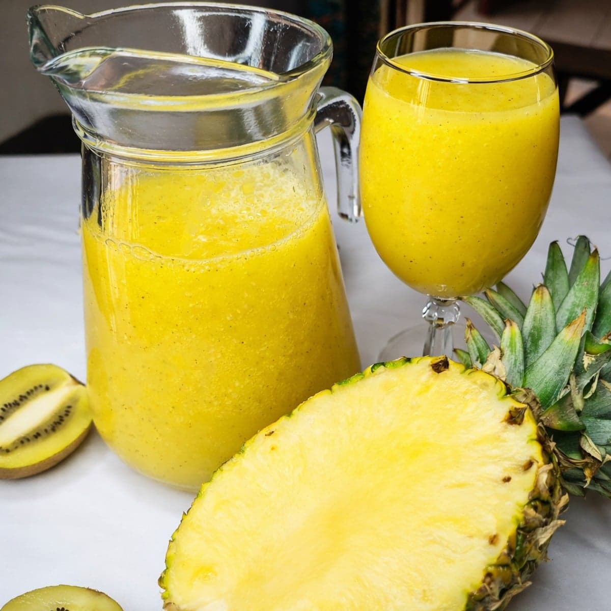 Jus d’ananas au kiwi
