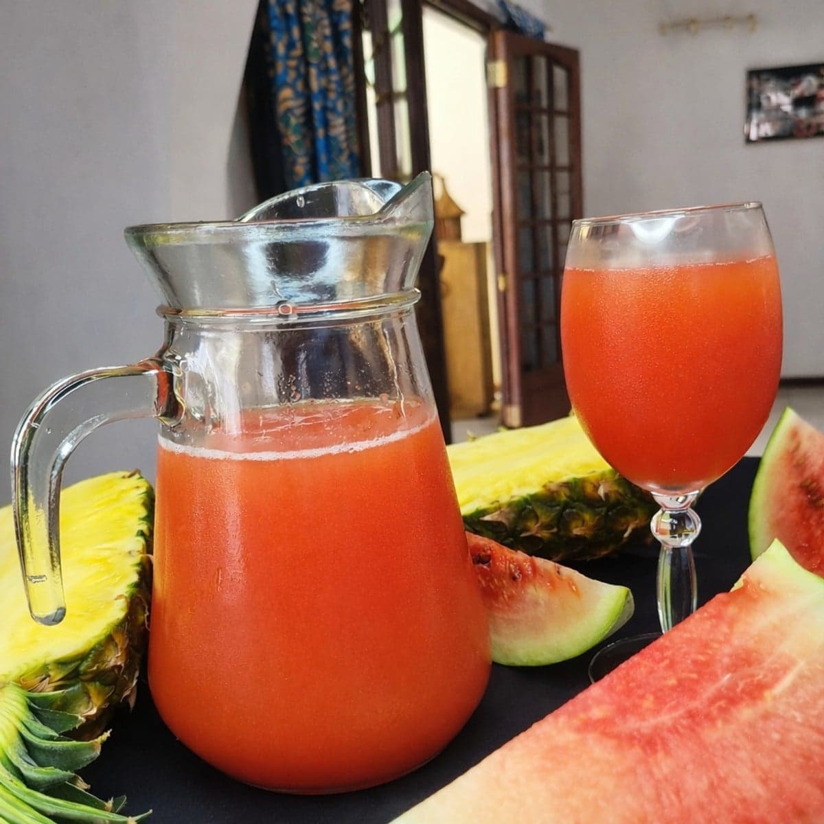 Jus de pastèque à l’ananas