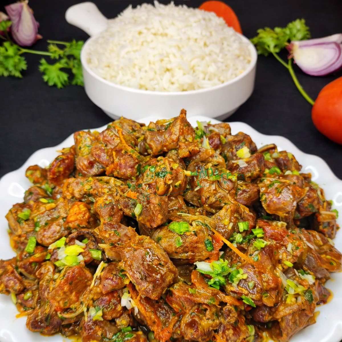 Gesiers sautés a la moutarde