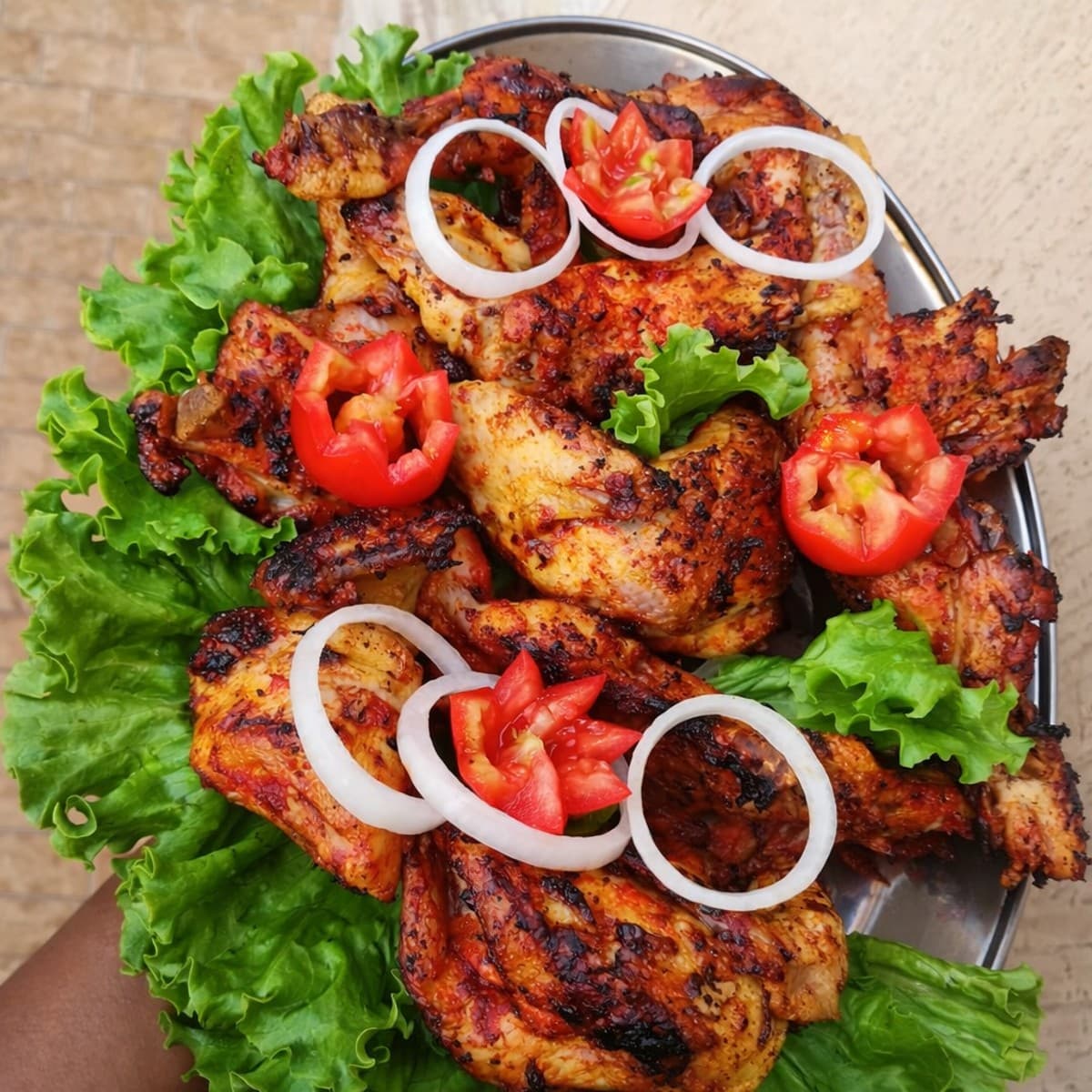 Le poulet braisé à l’africaine