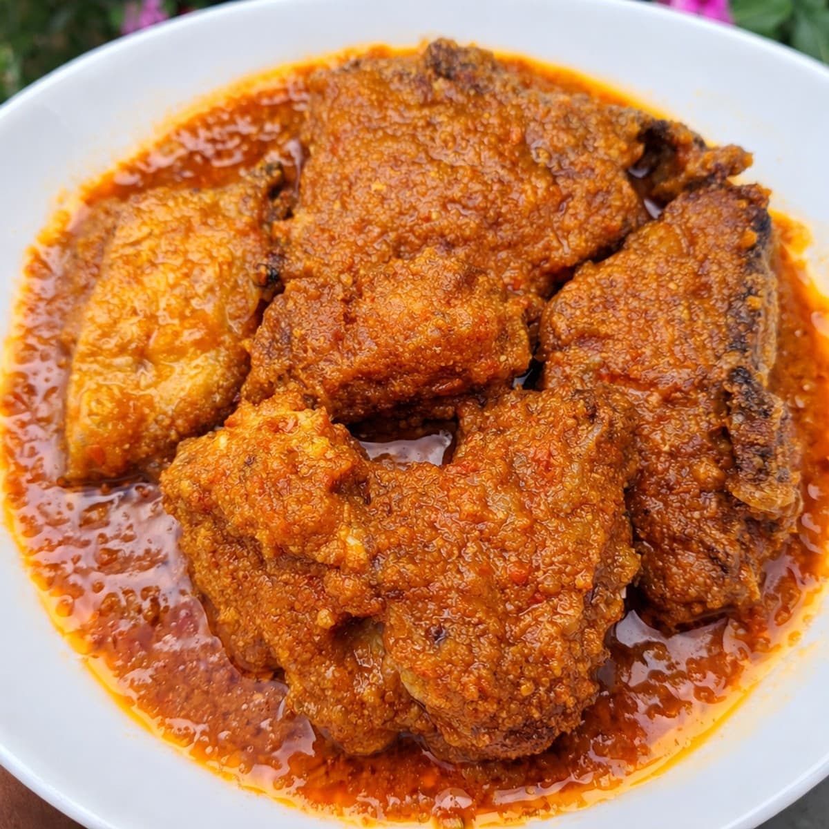 Poisson à la sauce tomate djansan(akpi)