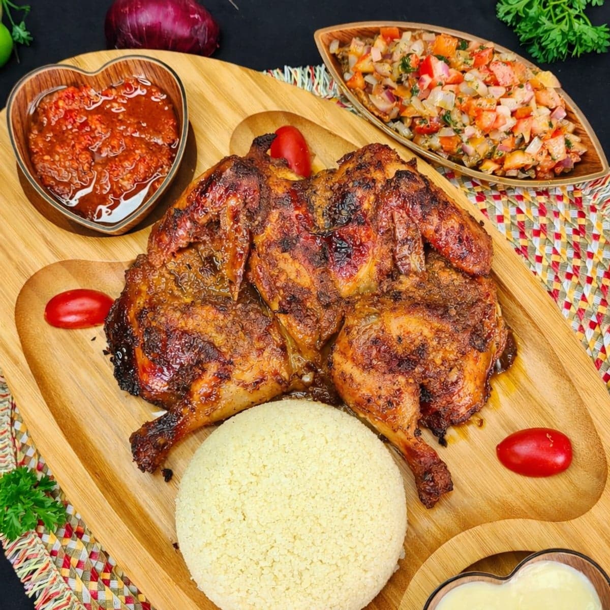 Poulet roti au four