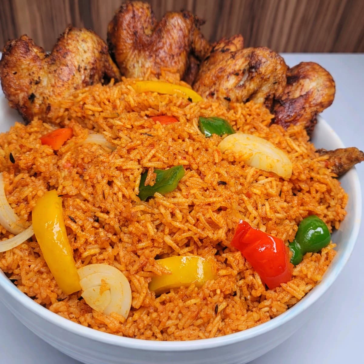 Riz gras au poulet