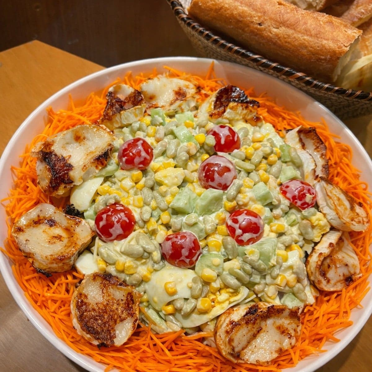 Salade d’avocat et fromage