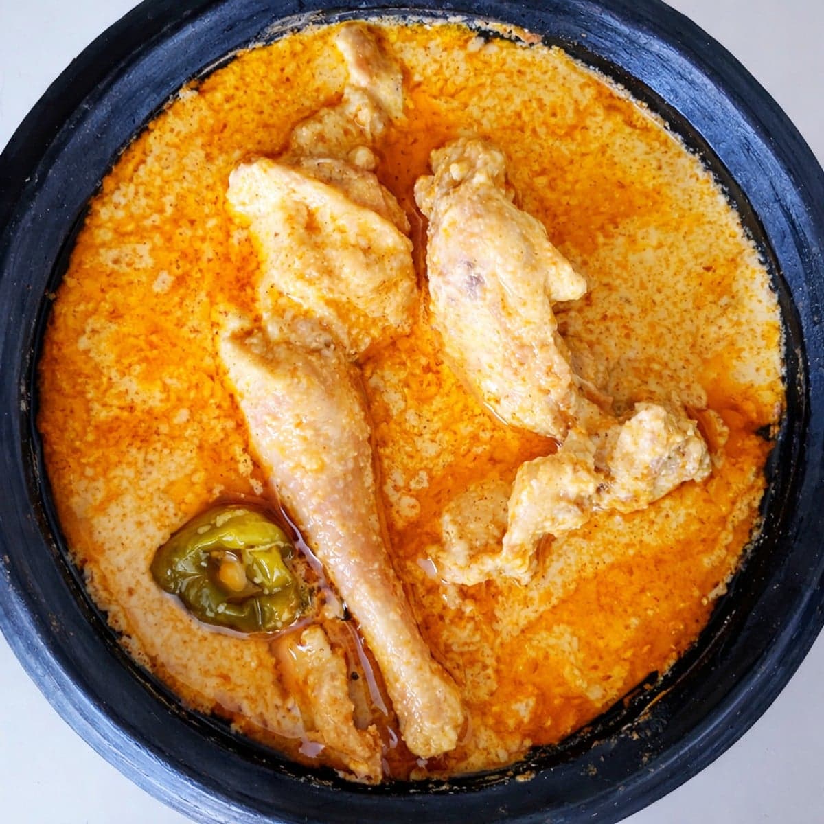 Sauce pistache au poulet