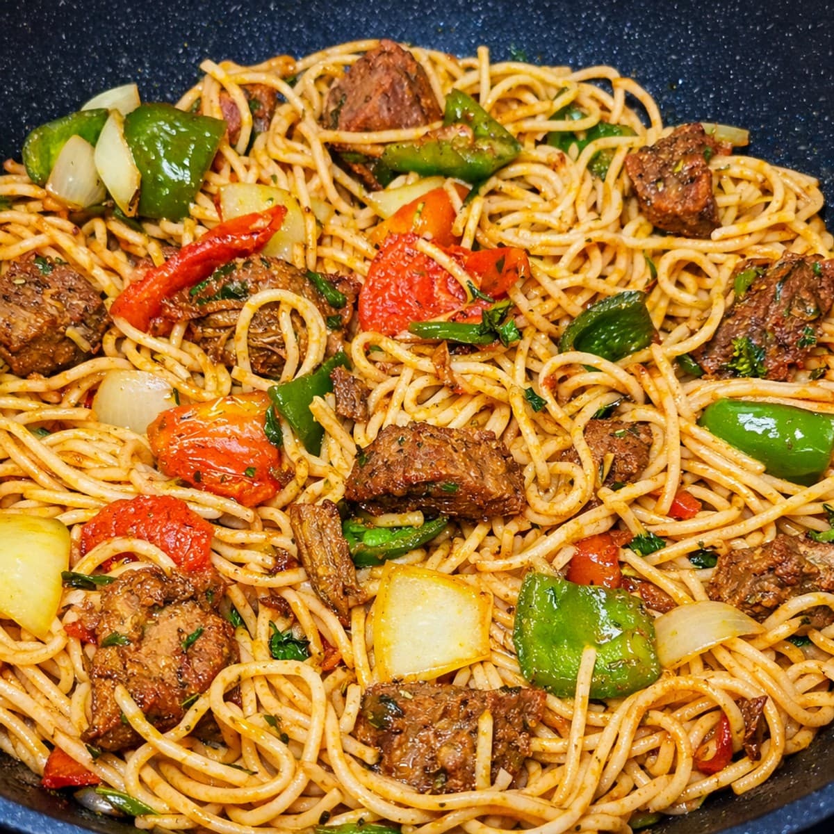 Spaghetti viande, super bon et très facile à réaliser.