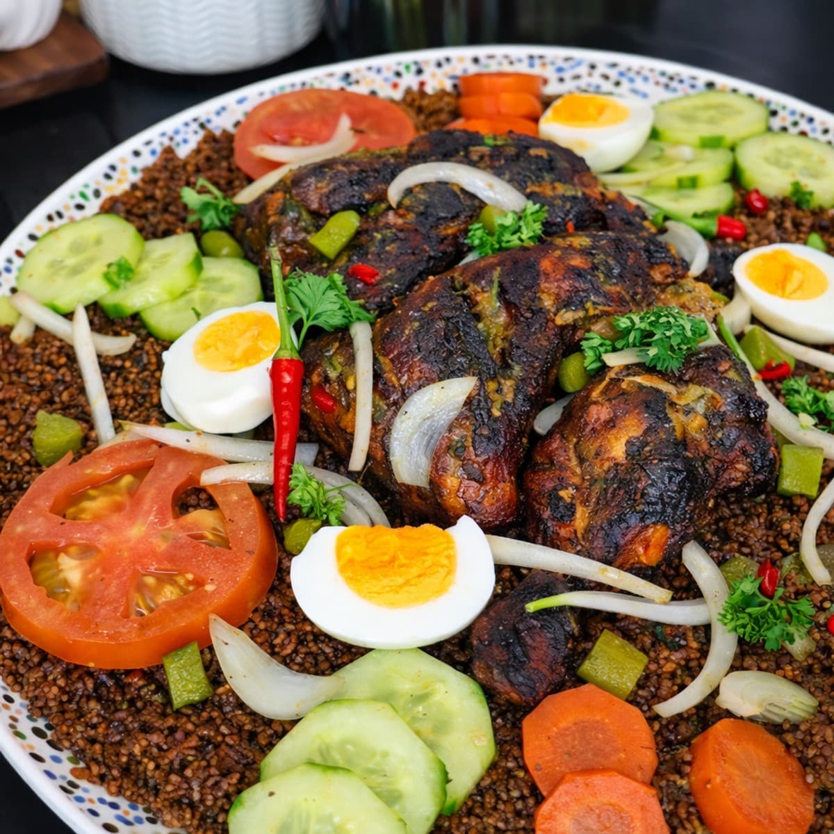 Thiébou guinar : riz au poulet sénégalais