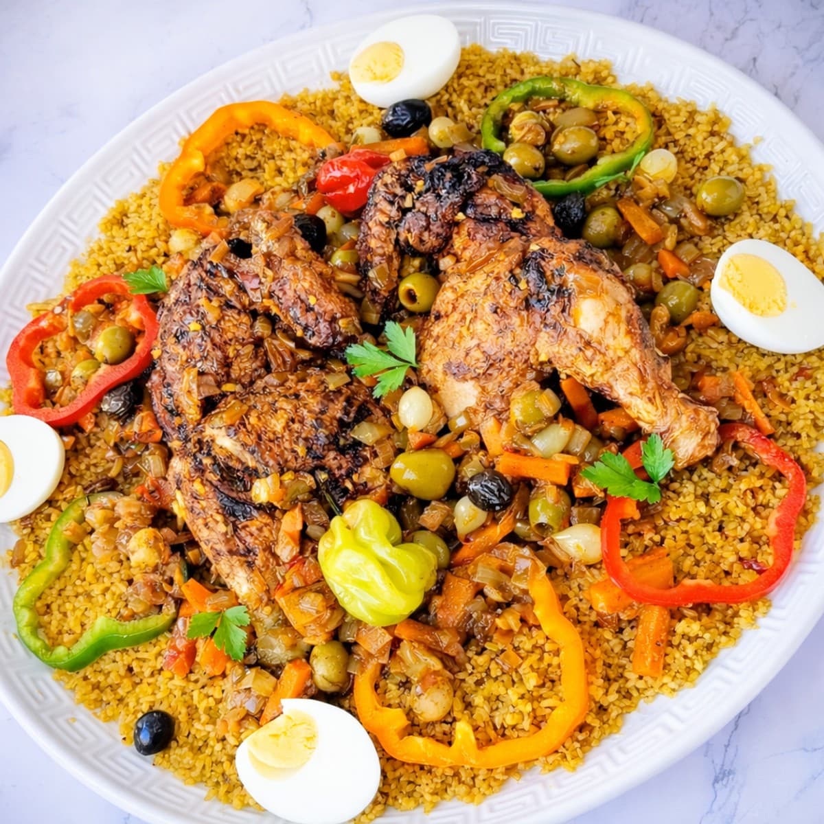 Thiebou guinar (Riz au poulet)