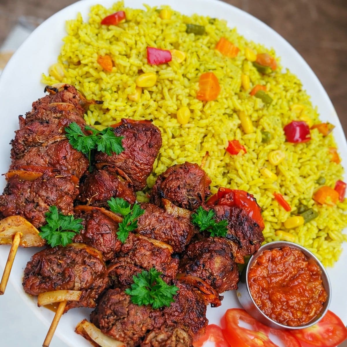 Brochettes de mouton ou bœuf : recette grillée
