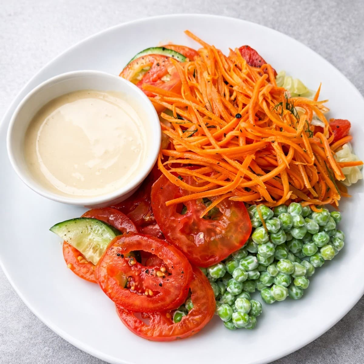 Crudités pour un dîner en douceur