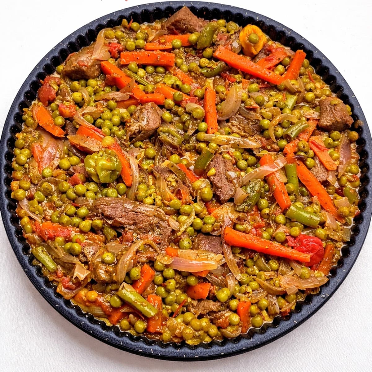Petit pois à la viande de bœuf 😋