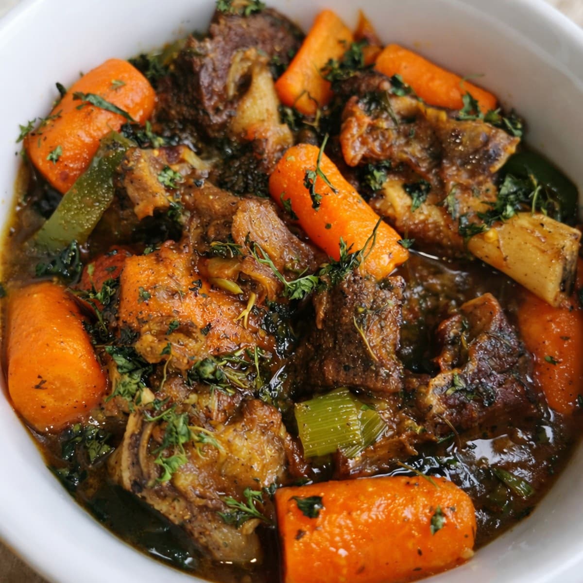 Ragout de bœuf dans son petit jus