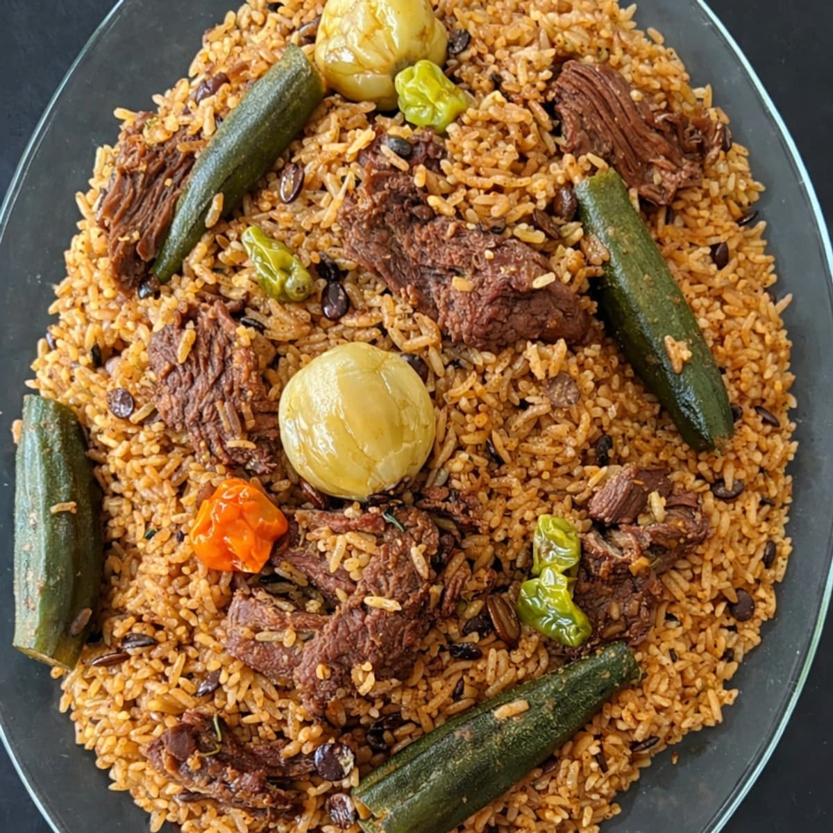 Riz soumbarra à la viande : recette africaine