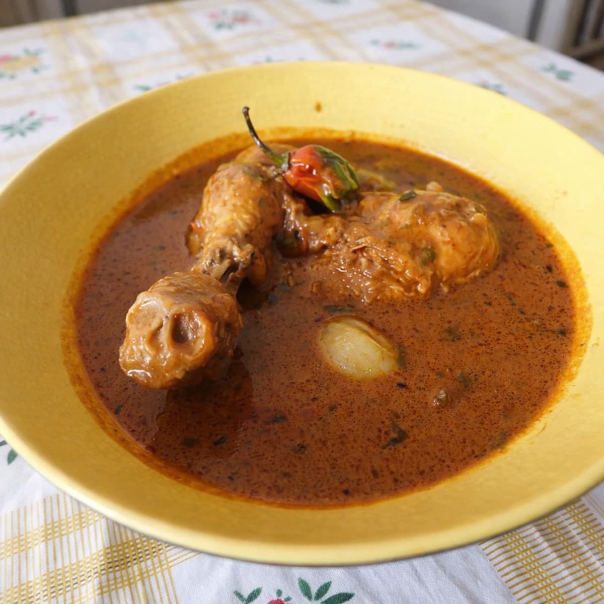 Sauce d’arachide au poulet