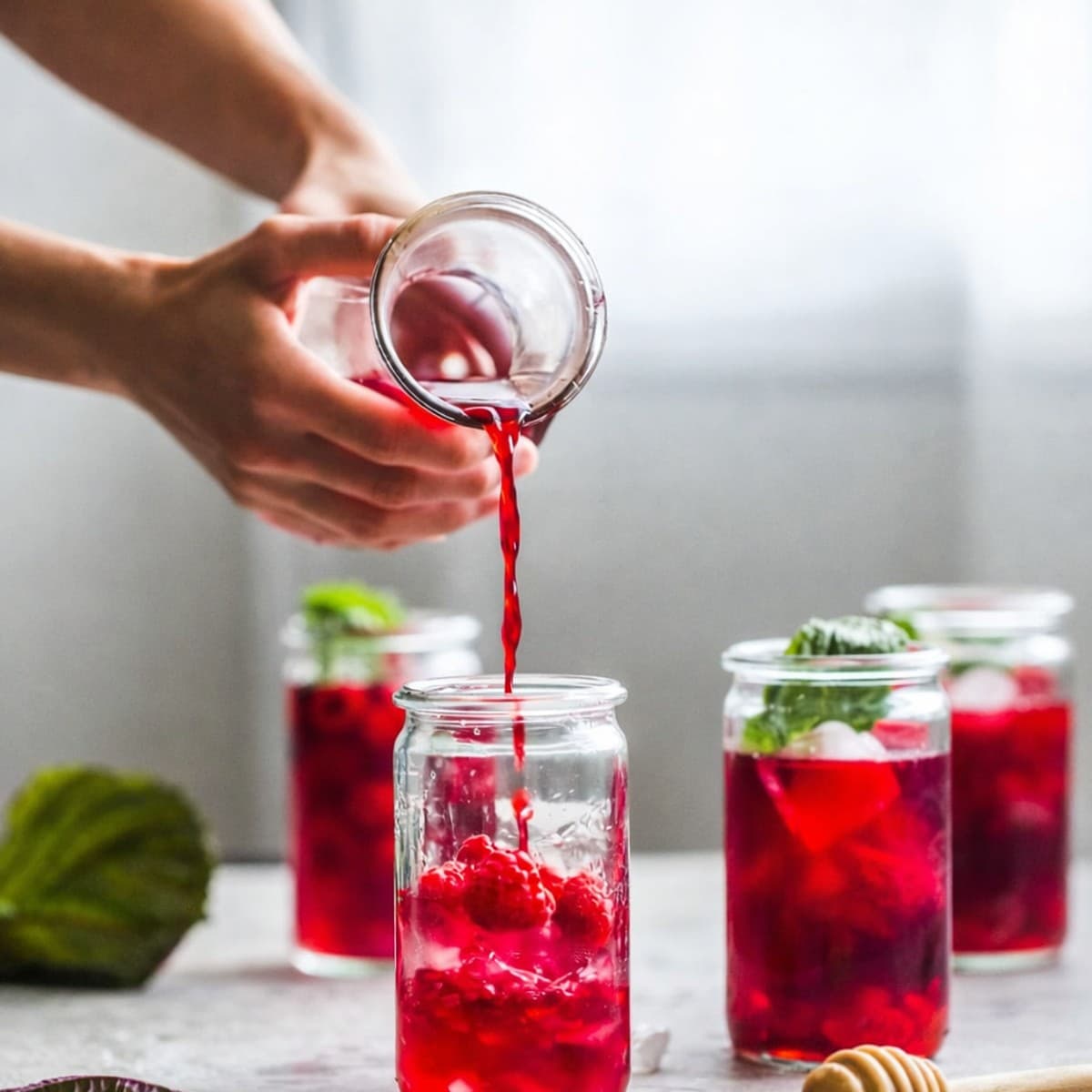 Savoureux jus d’hibiscus à l’ananas