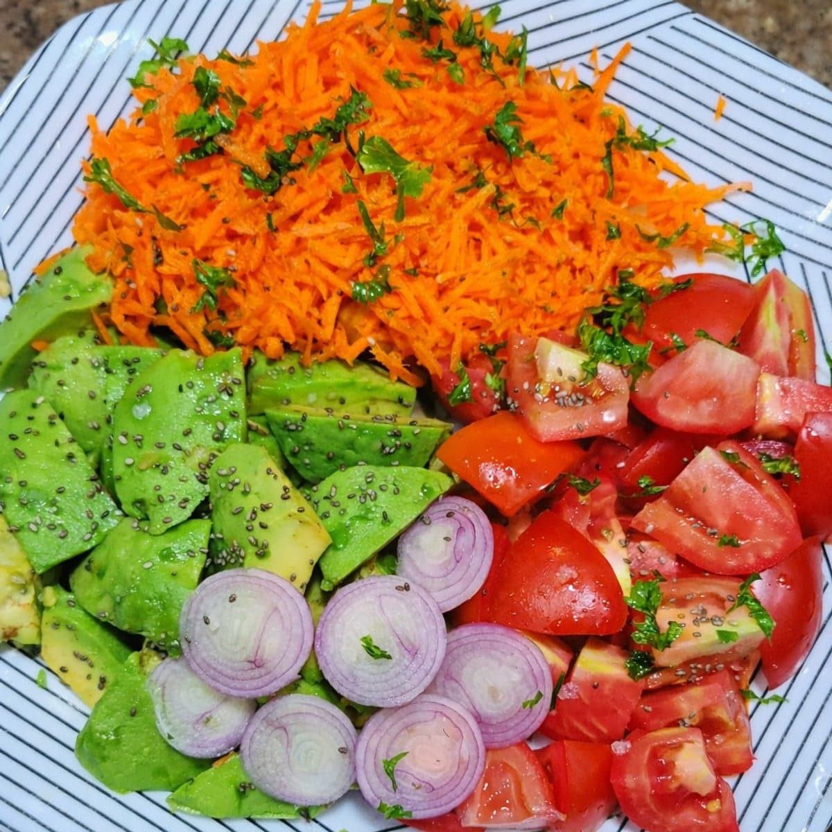 Vinaigrette au corossol avec kankan sans mayonnaise
