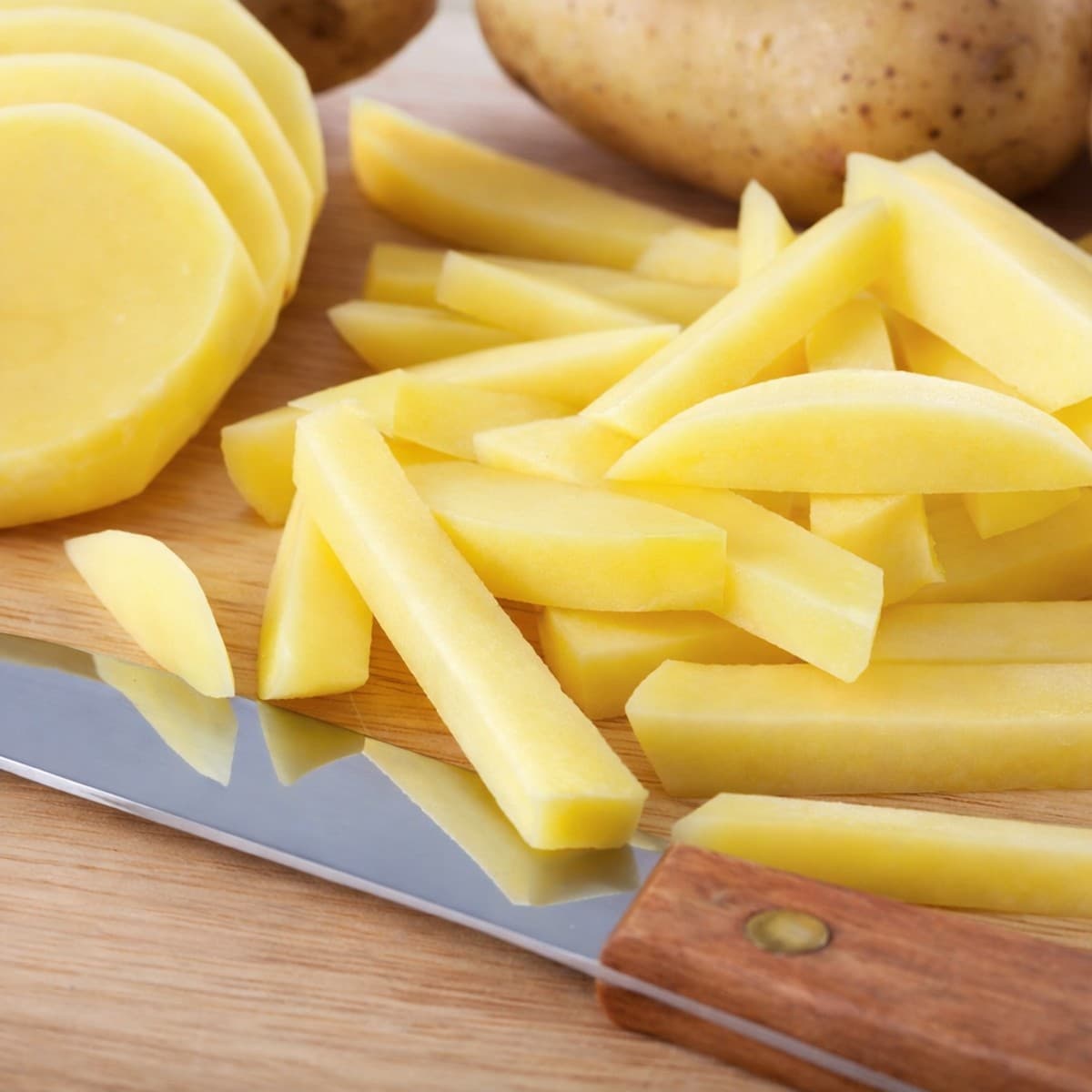 Comment conserver les pommes de terre après les avoir tranchées.