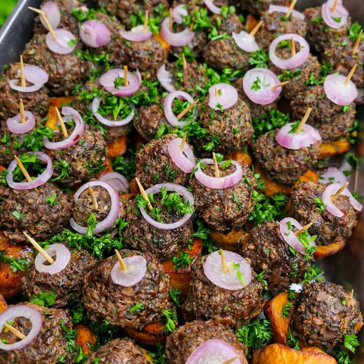 Bouchées de boulettes : recette rapide