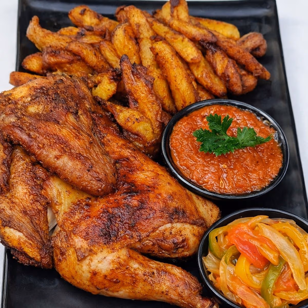 Délicieux poulet braisé