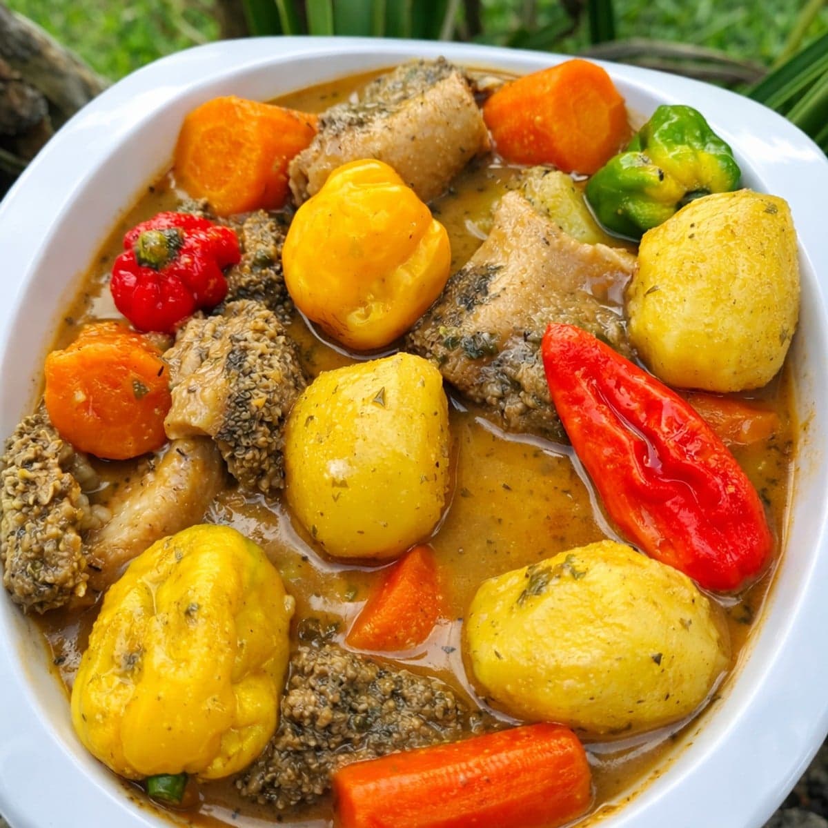 Soupe de tripes de boeuf aux pommes de terre