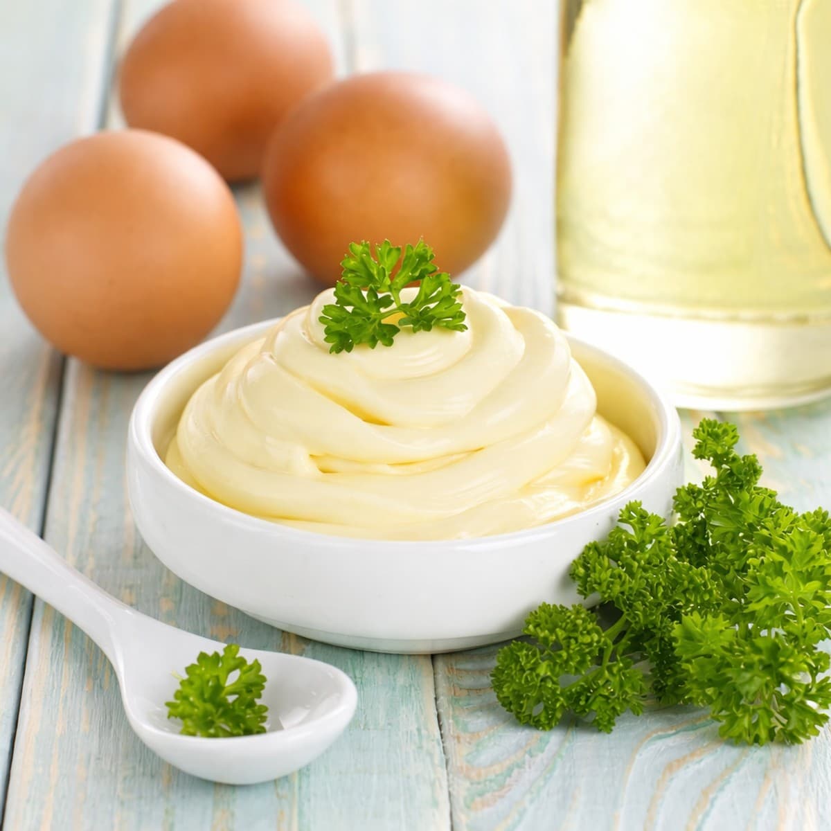 Mayonnaise maison bien assaisonnée
