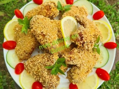 Ailes de poulet pané et croustillant