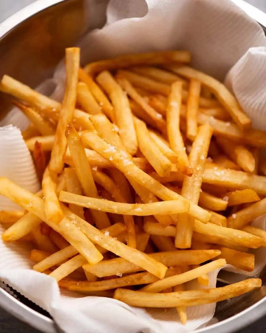 Pommes de terre frites croustillantes : astuces