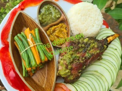 Mouton au four accompagné de légumes et riz by lolo