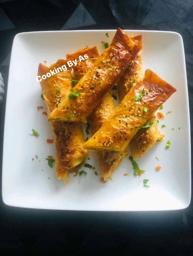 Borek au thon poivron mozzarella