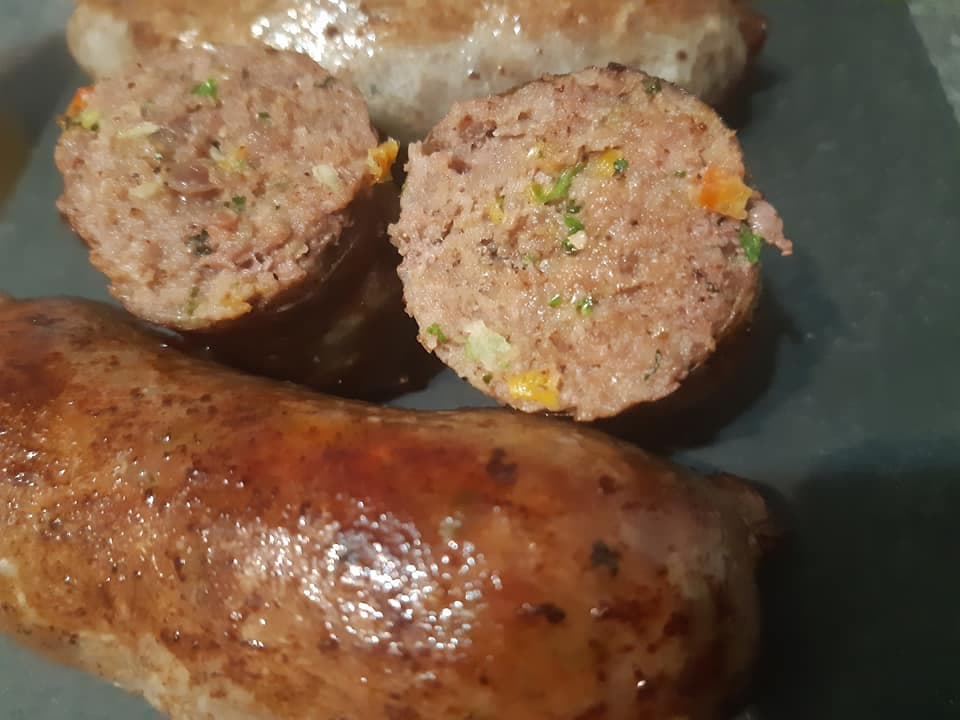 Des saucisses faites maison