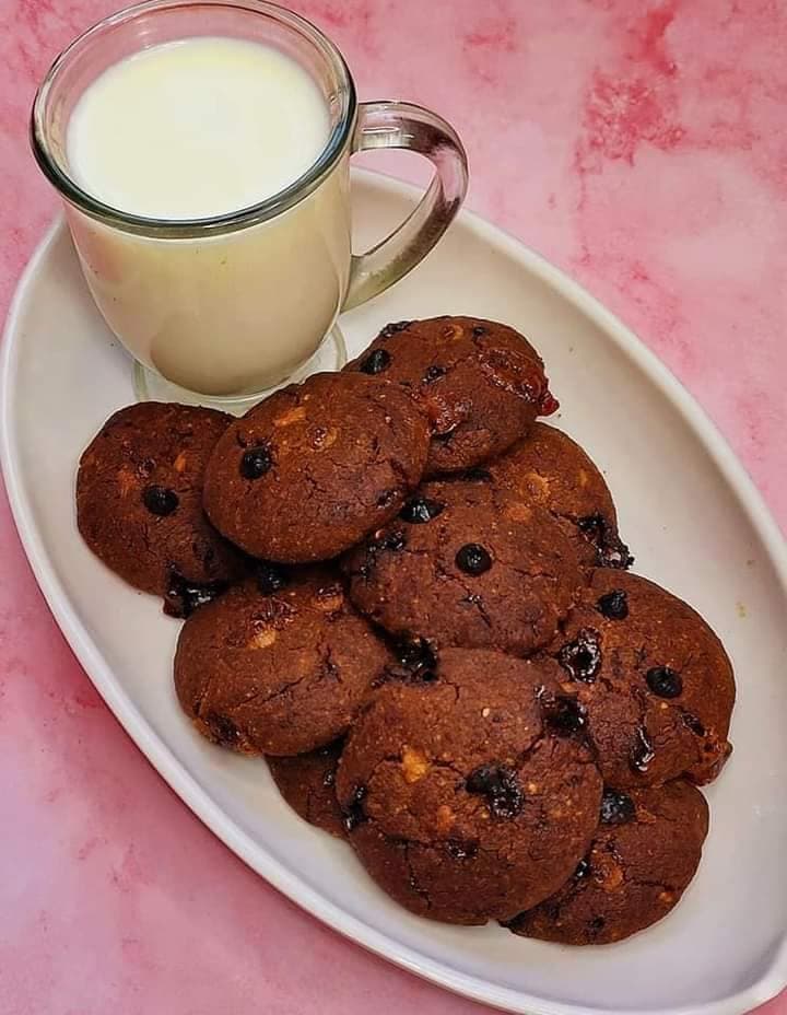 Cookies au chocolat croquant.