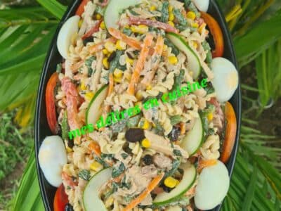Salade de pâte aux poulet by lolo