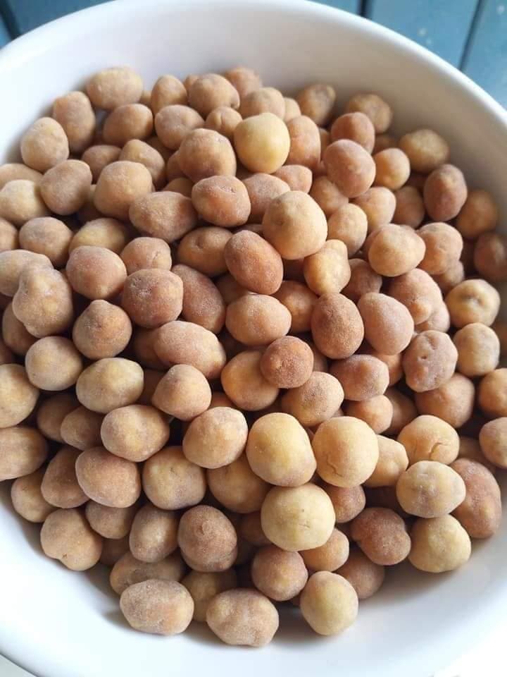 De délicieuses cacahuètes à la farine