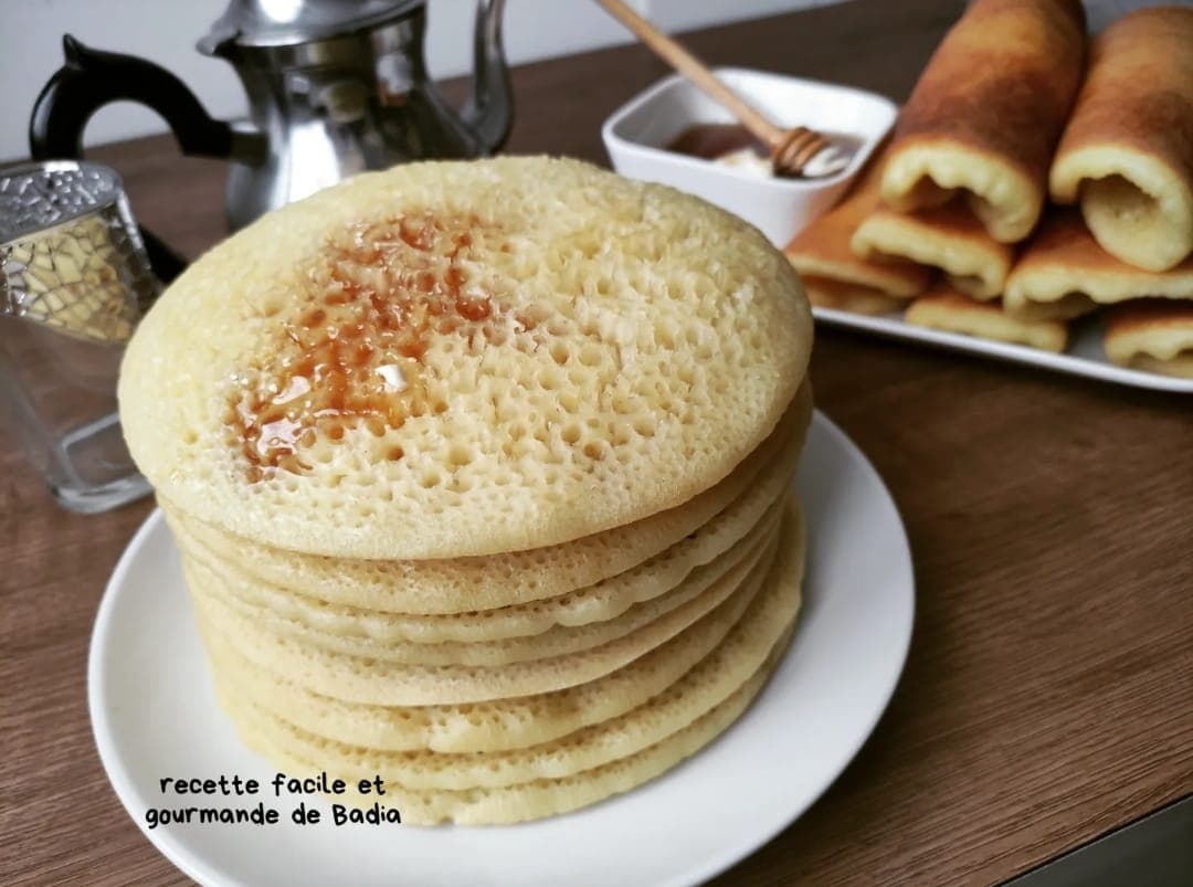 Baghrir ( crêpes 1000 trous )
