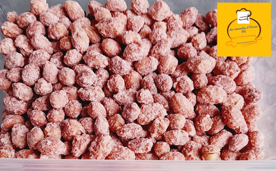 Arachides enrobées de sucre au gingembre